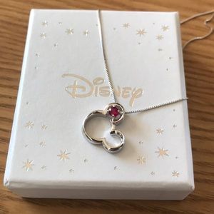 Disney Mickey sterling silver necklace